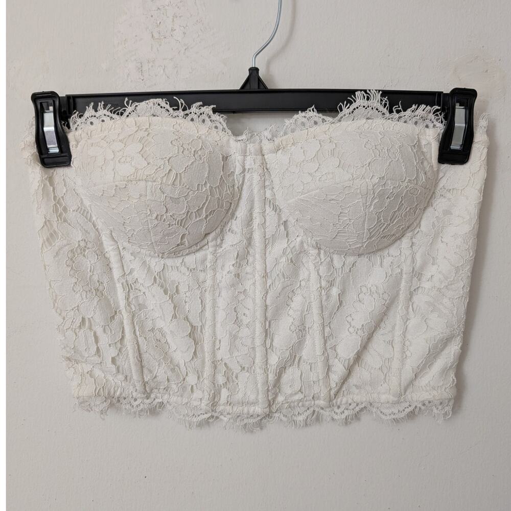 Generation Love Enya Lace Bustier in White Size XS - Picture 2 of 11